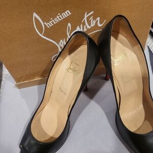 Christian Louboutin Peep Toe Pumps
